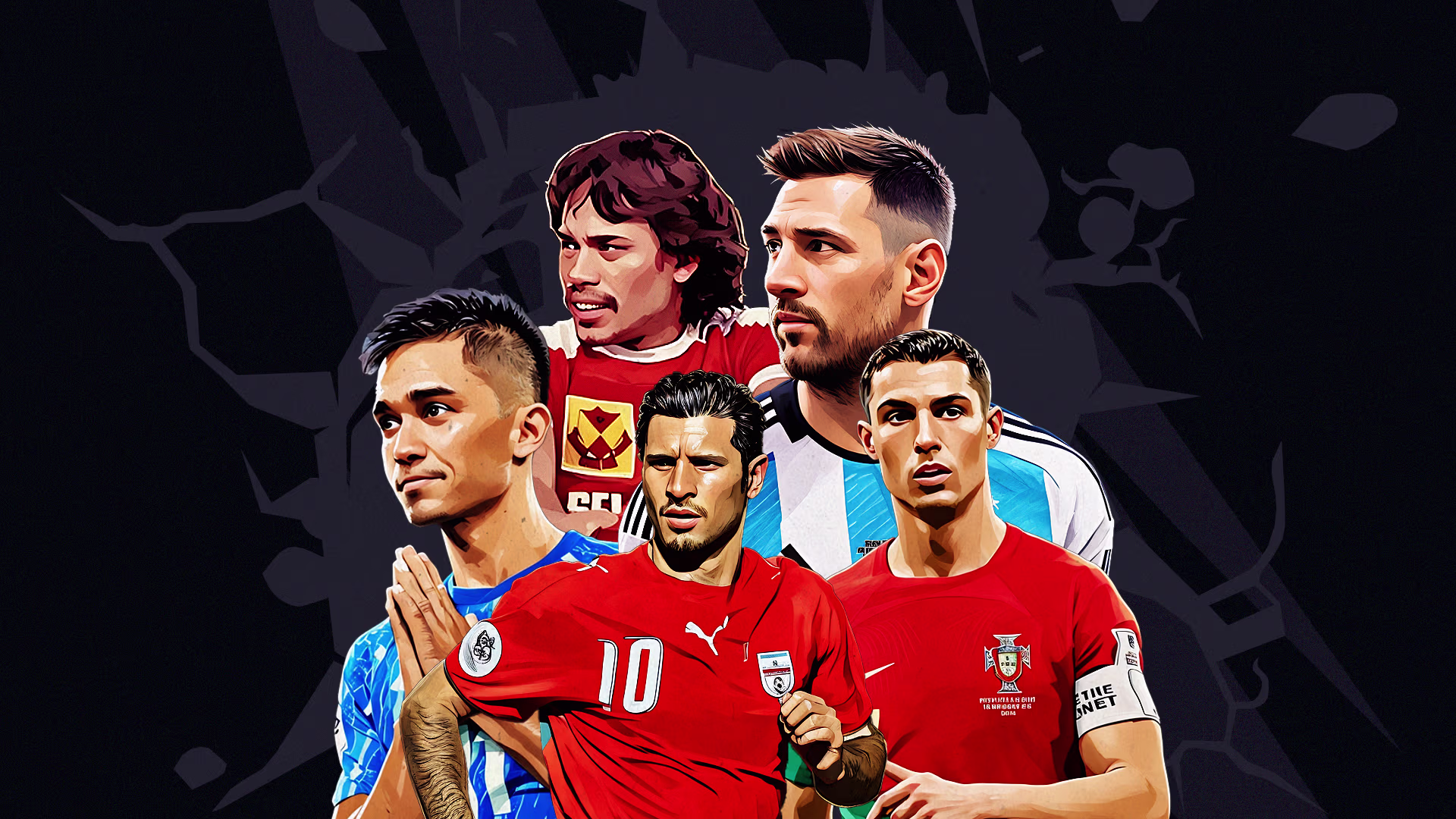 Top 5 Goal Scorers in International Football Top 5 Goal Scorers in International Football