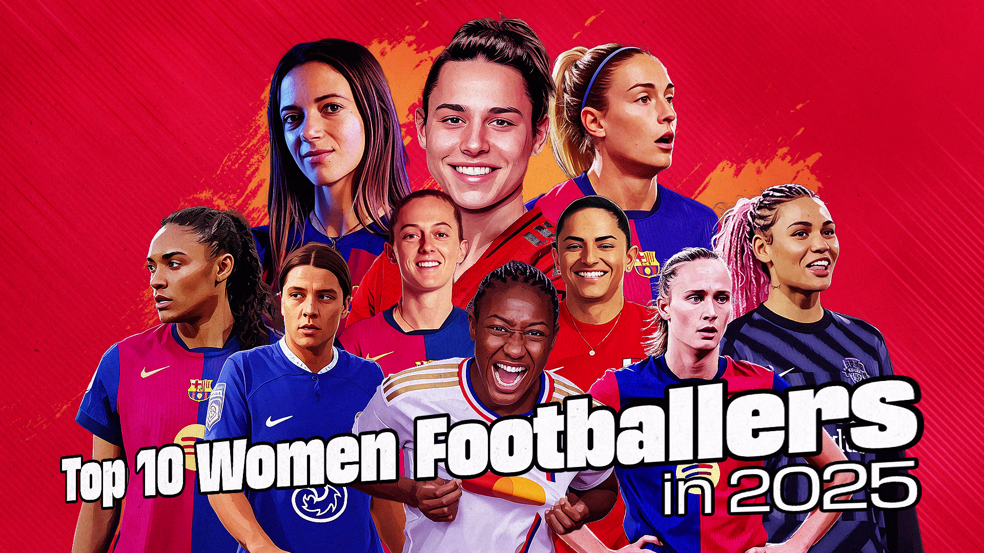Top 10 Best Female Footballers 2025 Top 10 Best Female Footballers 2025